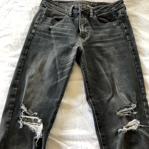 American Eagle high rise jegging crop